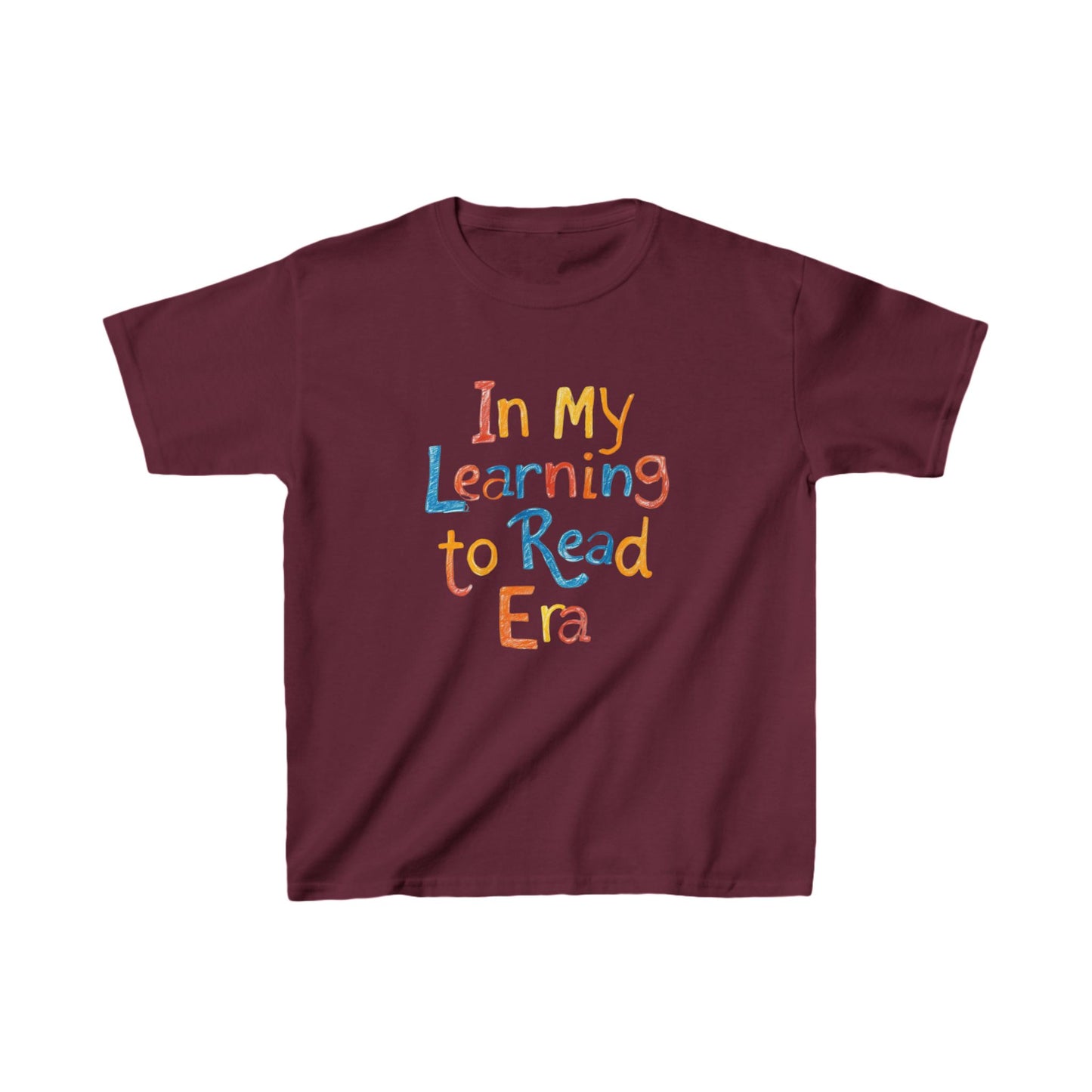 "In My Learning to Read Era" Kids Tee – Perfect for Every Little Reader