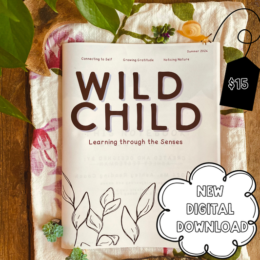 WILD CHILD Notebook - REWILD your child's sense of learning