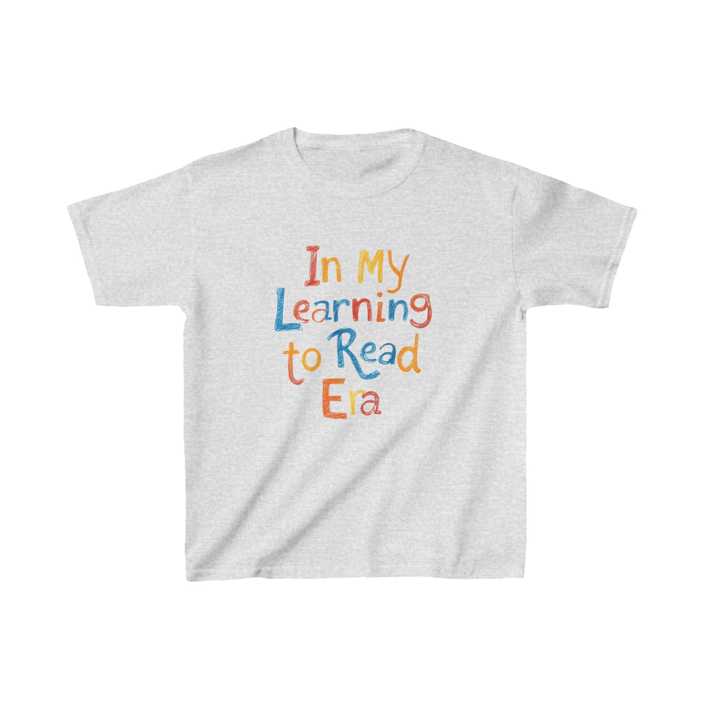 "In My Learning to Read Era" Kids Tee – Perfect for Every Little Reader