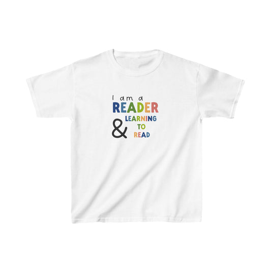 "I Am a Reader" Tee (because yes, we're claiming it!)  Kids Tee