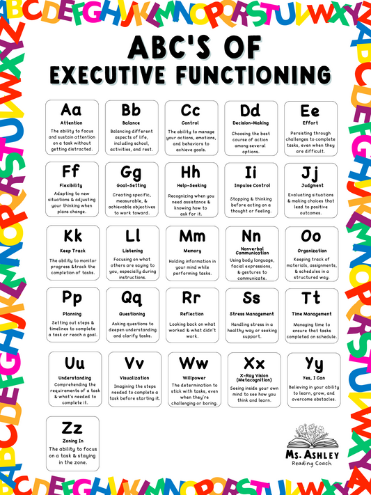 Executive Functioning ABC's