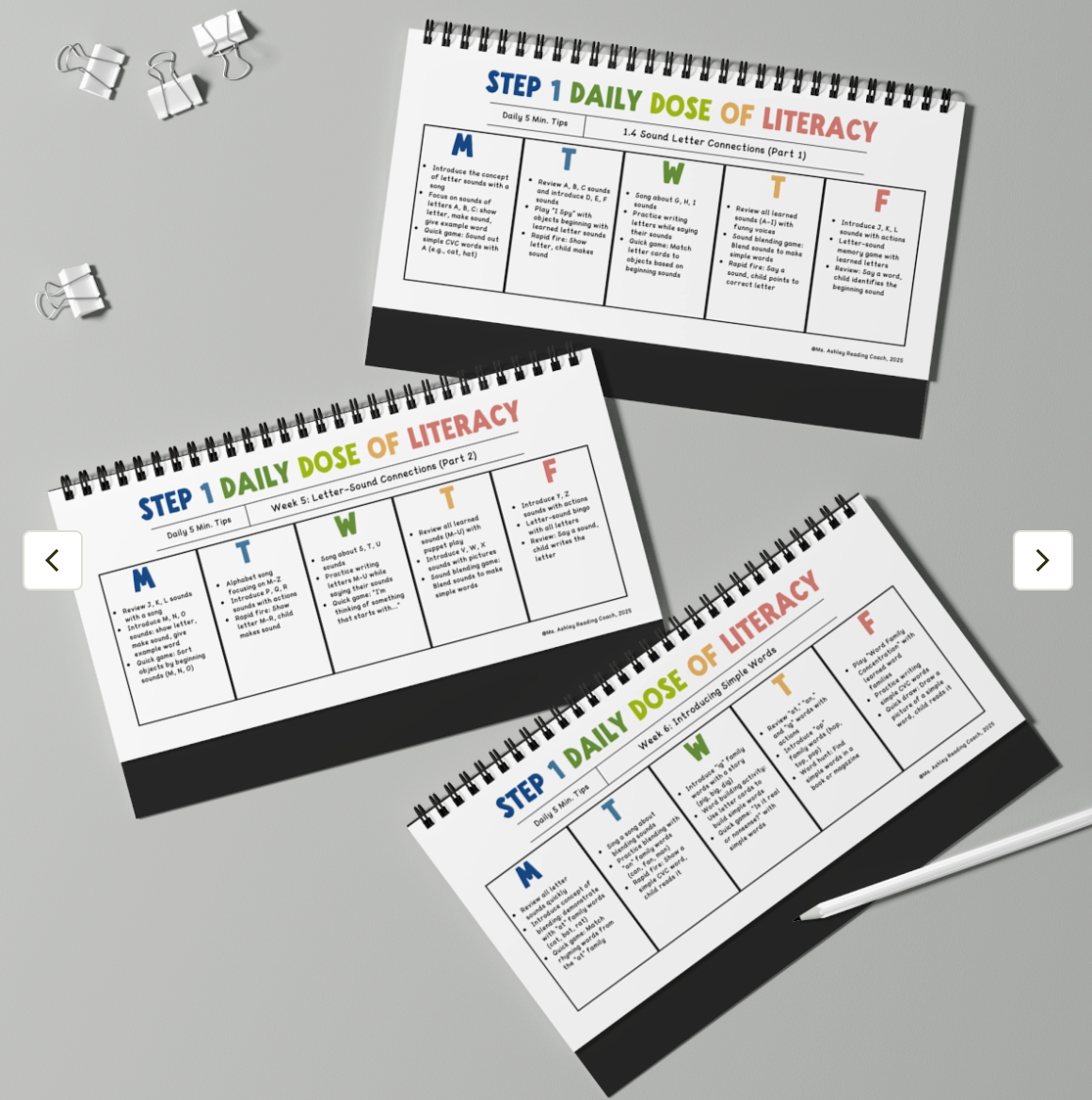 Daily Dose of Literacy – 12 Weeks Toward Reading Success Flipbook